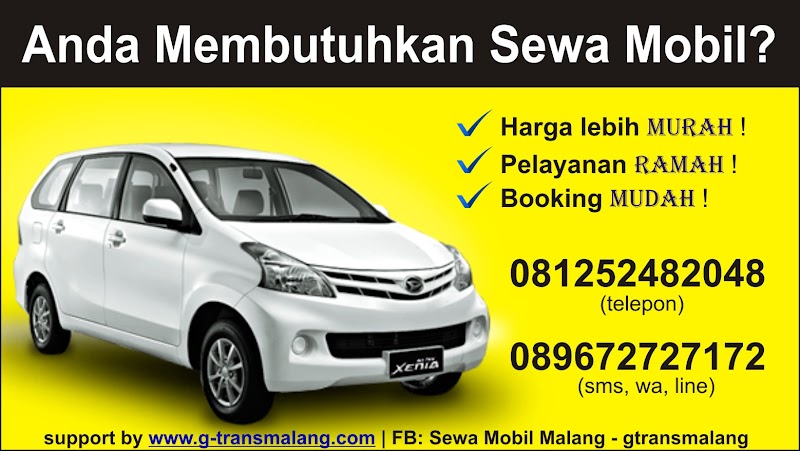 G TRANS SEWA MOBIL MALANG MURAH (0) in Kec. Sukun, Kota Malang